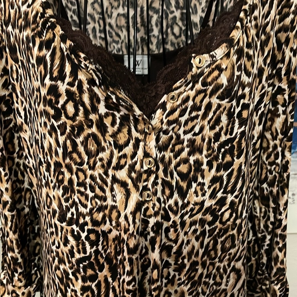 Leopard blouse - Picture 2 of 4